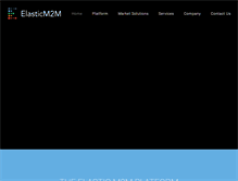 Tablet Screenshot of elasticm2m.com